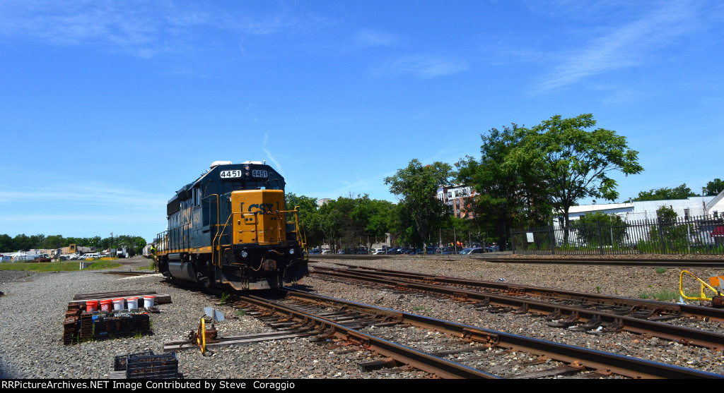 Locomotive and a Blue Sky